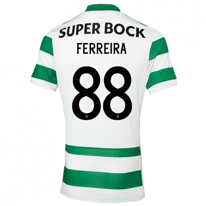 Danxen Herren Tiago Ferreira #88 Grün Weiß Heimtrikot Trikot 2025/26 T-Shirt Schweiz