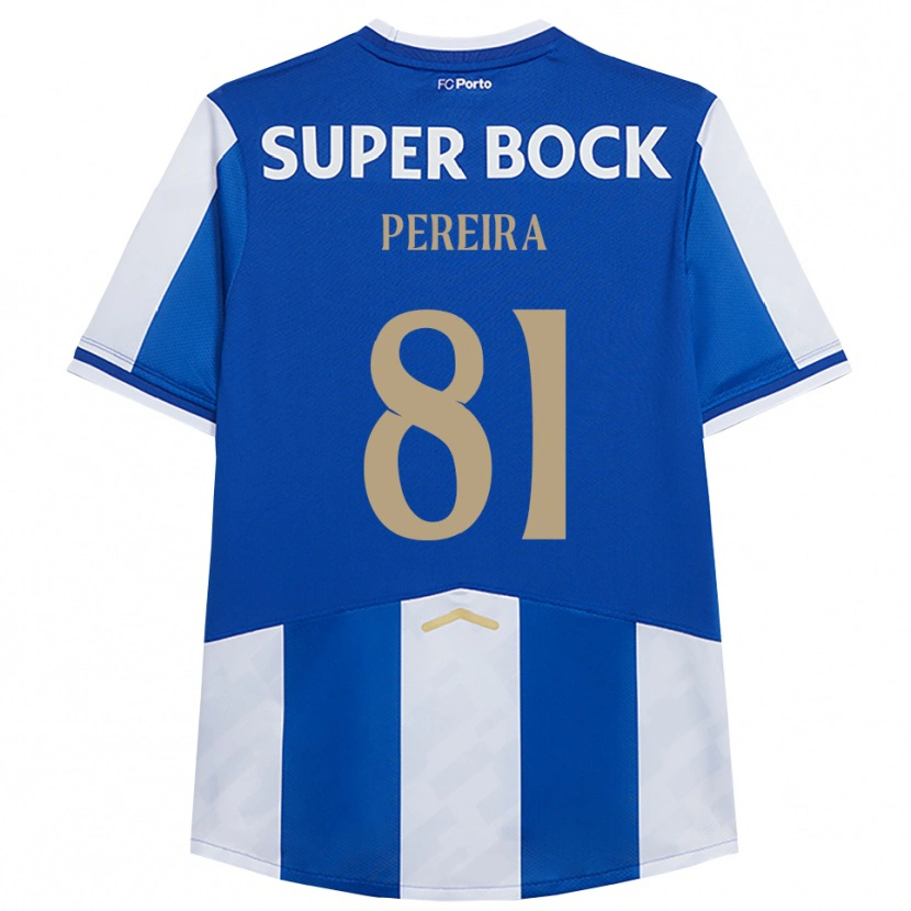 Danxen Herren Martim Pereira #81 Blau Weiß Heimtrikot Trikot 2025/26 T-Shirt Schweiz