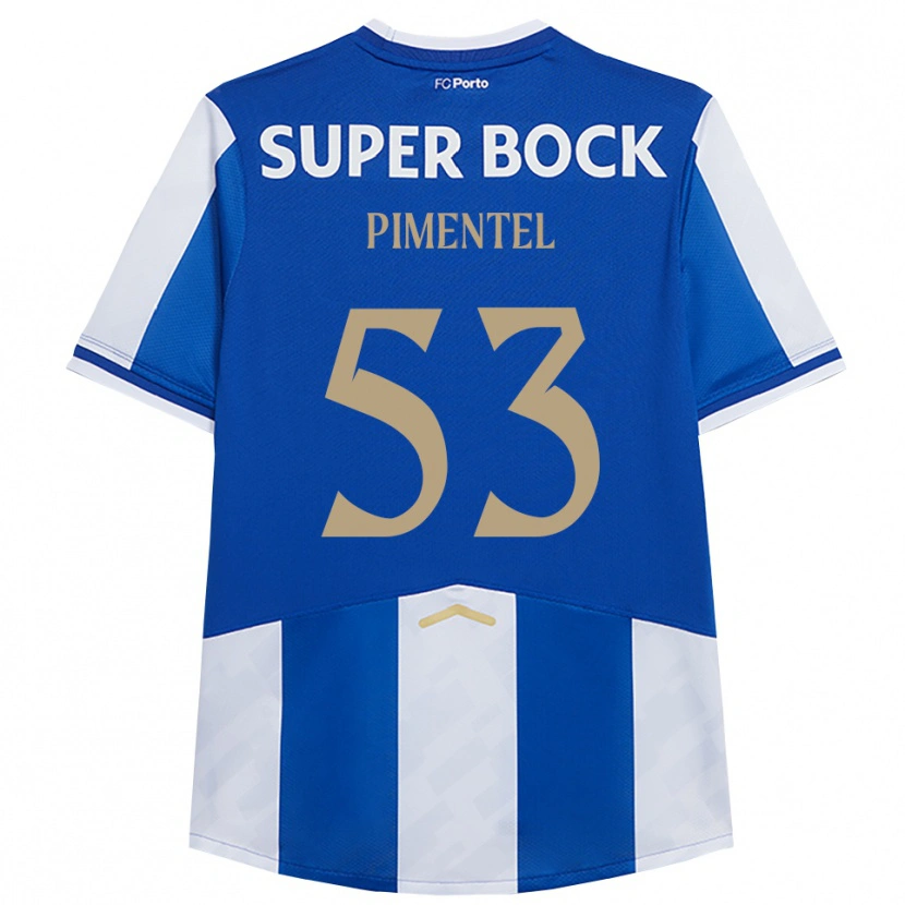 Danxen Herren Eric Pimentel #53 Blau Weiß Heimtrikot Trikot 2025/26 T-Shirt Schweiz