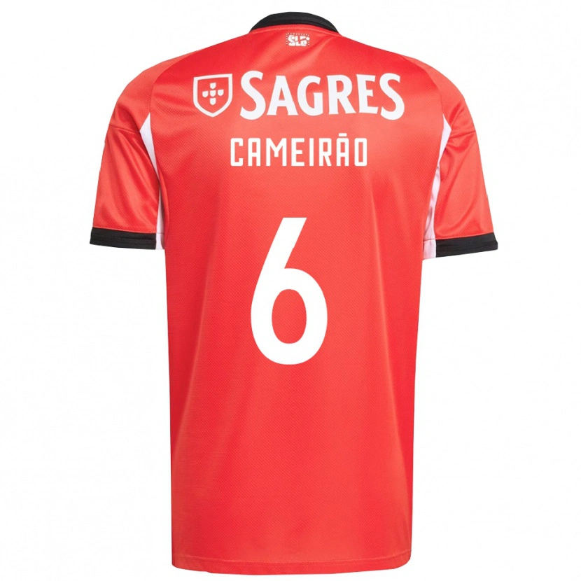 Danxen Herren Beatriz Cameirão #6 Rot Weiß Heimtrikot Trikot 2025/26 T-Shirt Schweiz