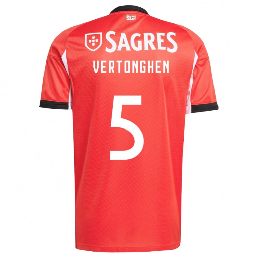 Danxen Herren Jan Vertonghen #5 Rot Weiß Heimtrikot Trikot 2025/26 T-Shirt Schweiz