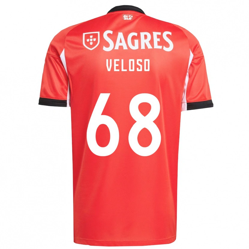 Danxen Herren João Veloso #68 Rot Weiß Heimtrikot Trikot 2025/26 T-Shirt Schweiz