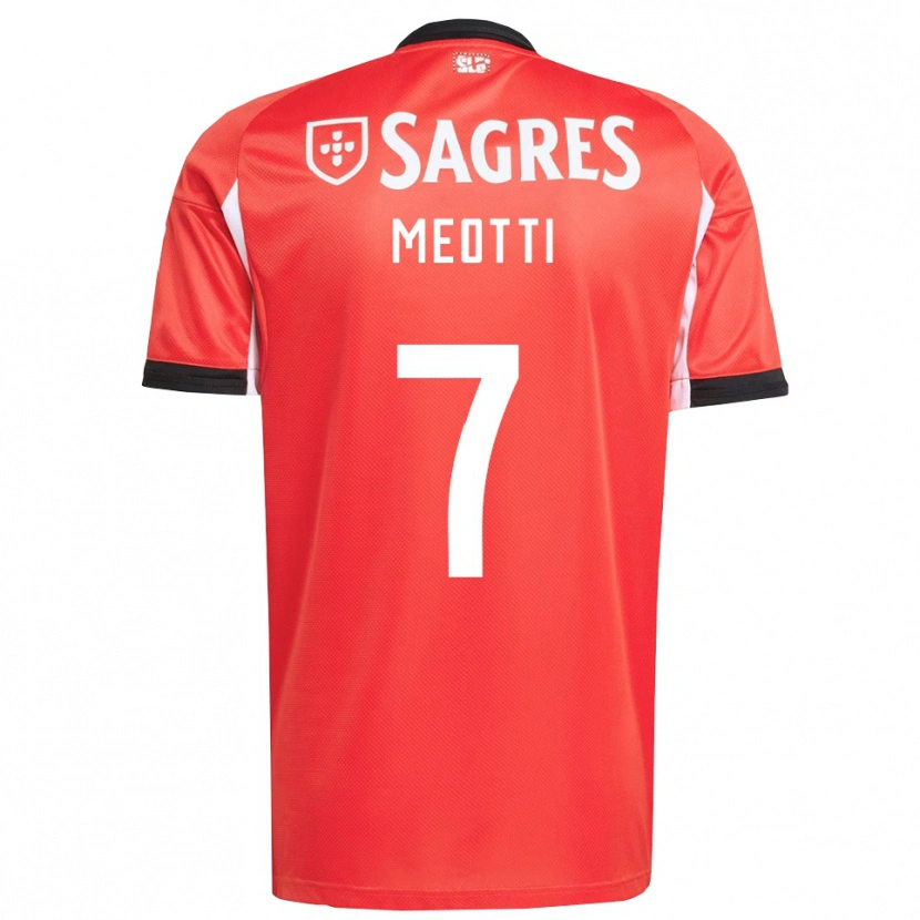 Danxen Herren Carlos Meotti #7 Rot Weiß Heimtrikot Trikot 2025/26 T-Shirt Schweiz