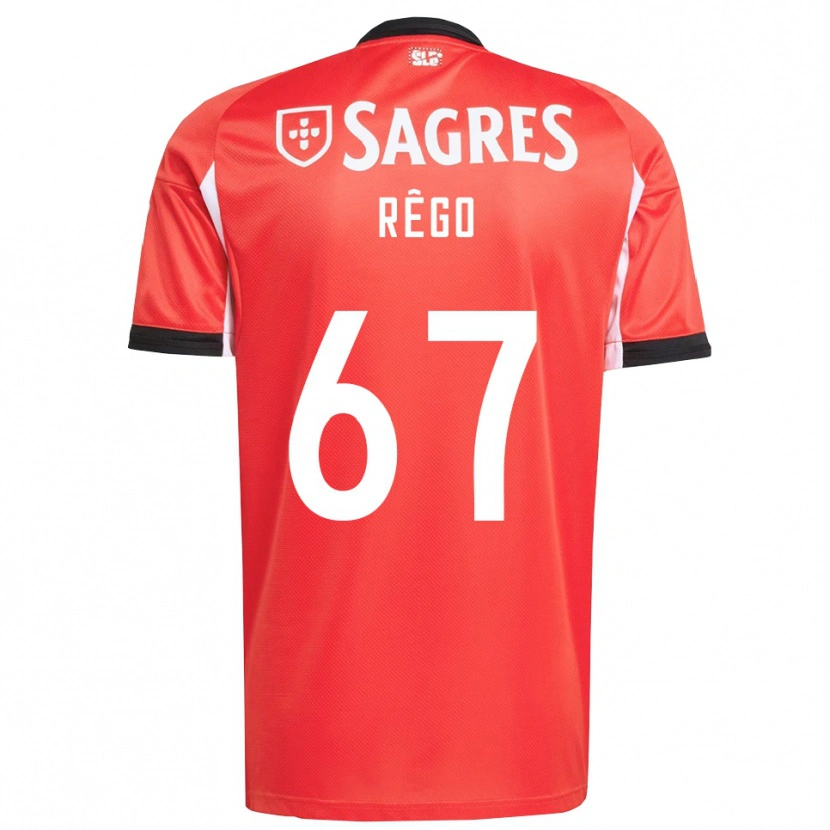 Danxen Herren Rodrigo Rêgo #67 Rot Weiß Heimtrikot Trikot 2025/26 T-Shirt Schweiz