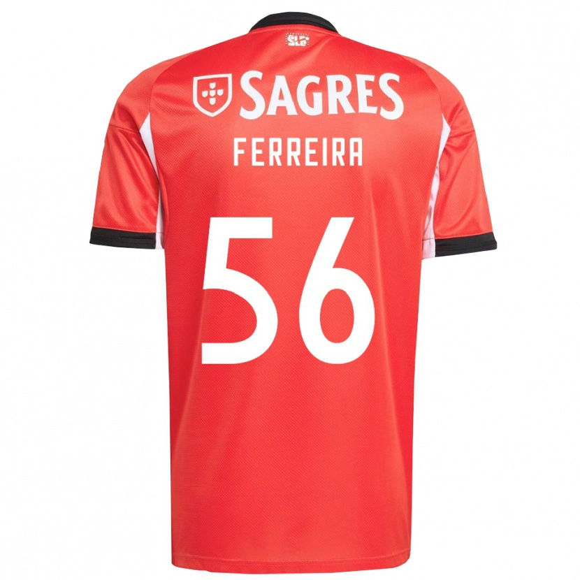 Danxen Herren Martim Ferreira #56 Rot Weiß Heimtrikot Trikot 2025/26 T-Shirt Schweiz