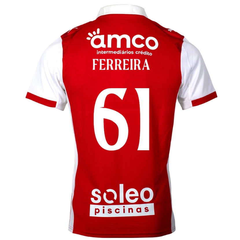 Danxen Herren Tiago Ferreira #61 Rot Weiß Heimtrikot Trikot 2025/26 T-Shirt Schweiz