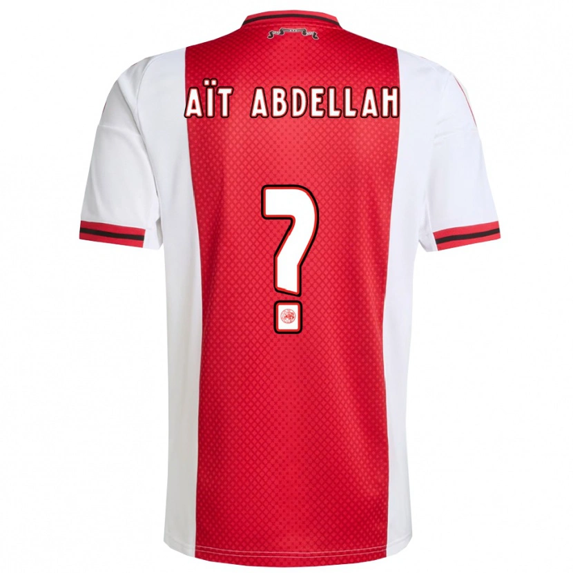 Danxen Herren Waleed Aït Abdellah #0 Rot Weiß Heimtrikot Trikot 2025/26 T-Shirt Schweiz