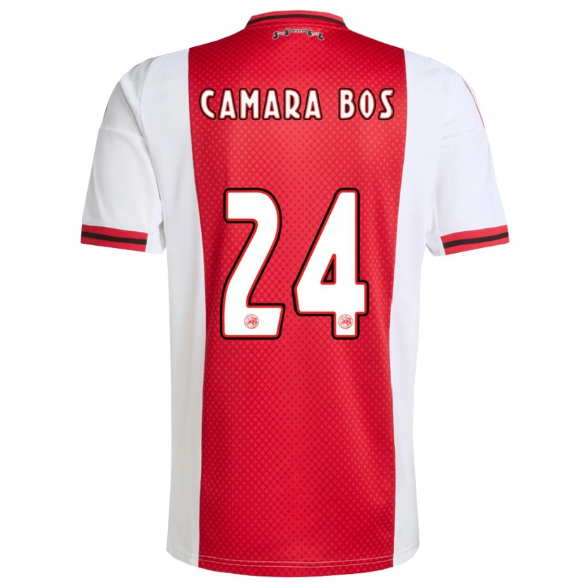 Danxen Herren Daniel Camara Bos #24 Rot Weiß Heimtrikot Trikot 2025/26 T-Shirt Schweiz