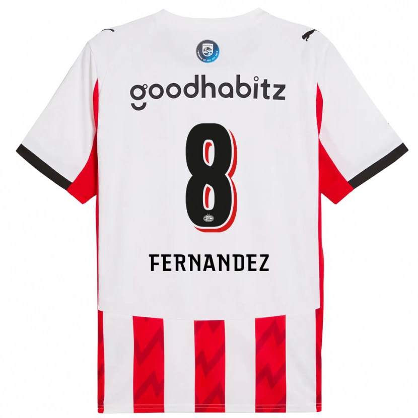 Danxen Herren Noah Fernandez #8 Rot Weiß Heimtrikot Trikot 2025/26 T-Shirt Schweiz