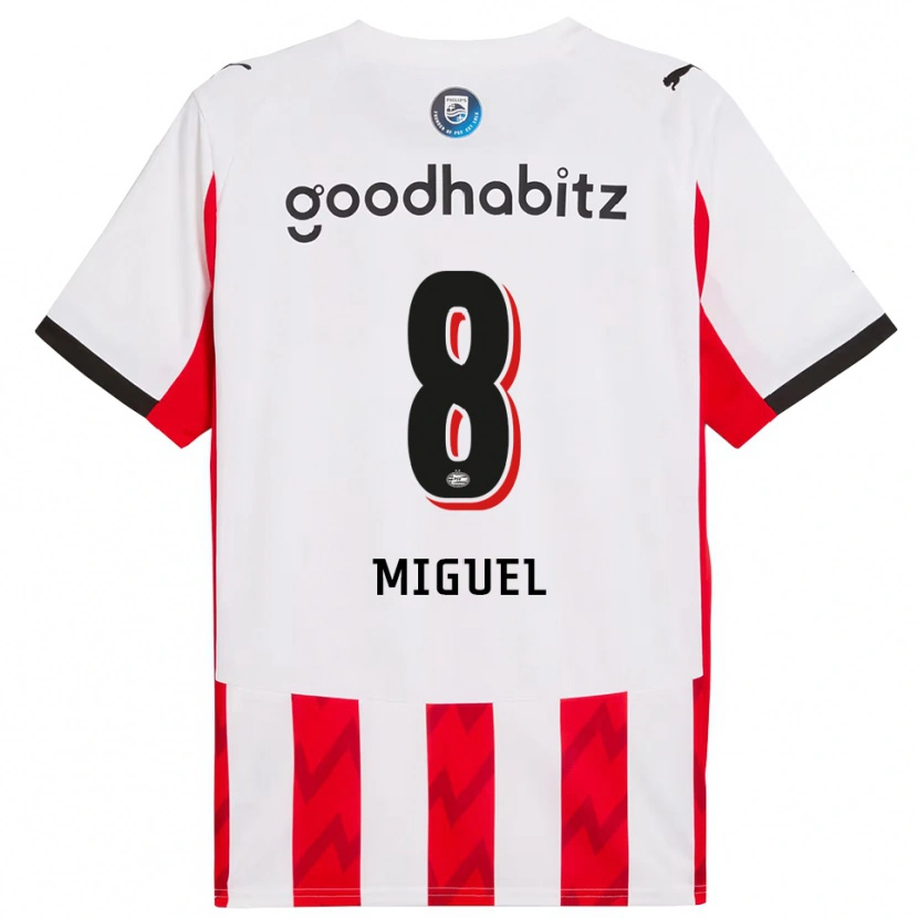 Danxen Herren Yani Miguel #8 Rot Weiß Heimtrikot Trikot 2025/26 T-Shirt Schweiz