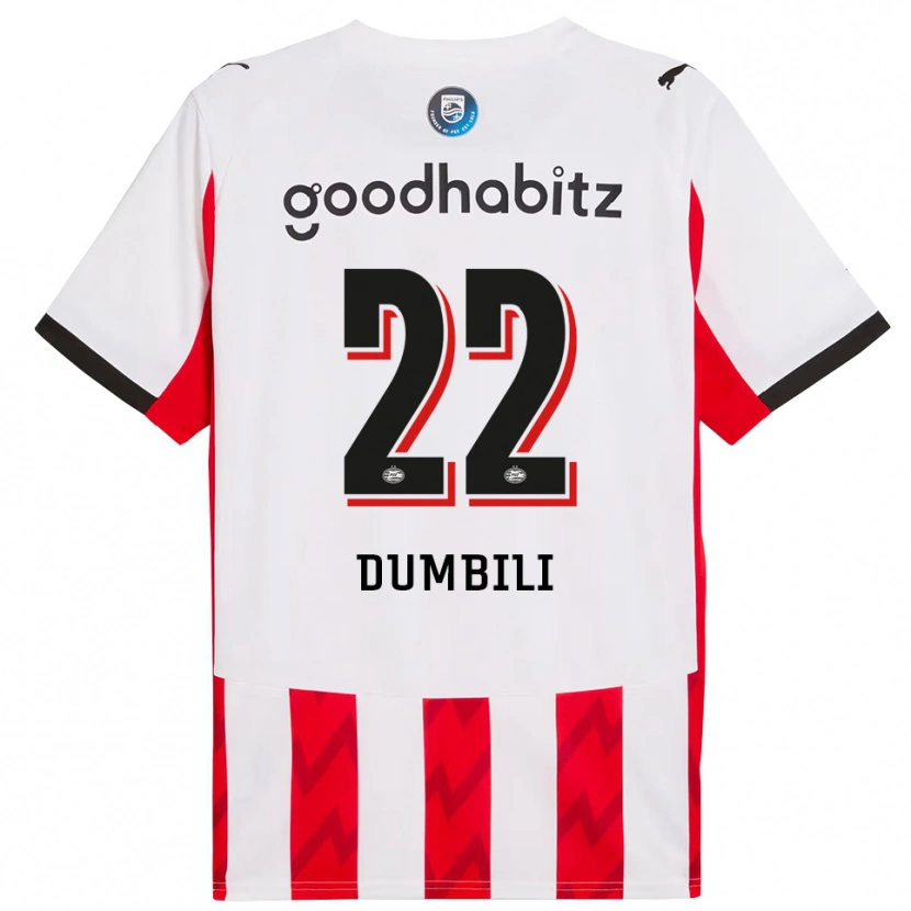 Danxen Herren Samuel Dumbili #22 Rot Weiß Heimtrikot Trikot 2025/26 T-Shirt Schweiz