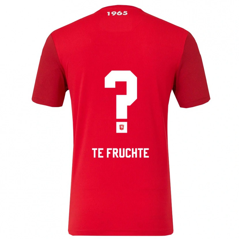 Danxen Herren Jonah Te Fruchte #0 Rot Weiß Heimtrikot Trikot 2025/26 T-Shirt Schweiz