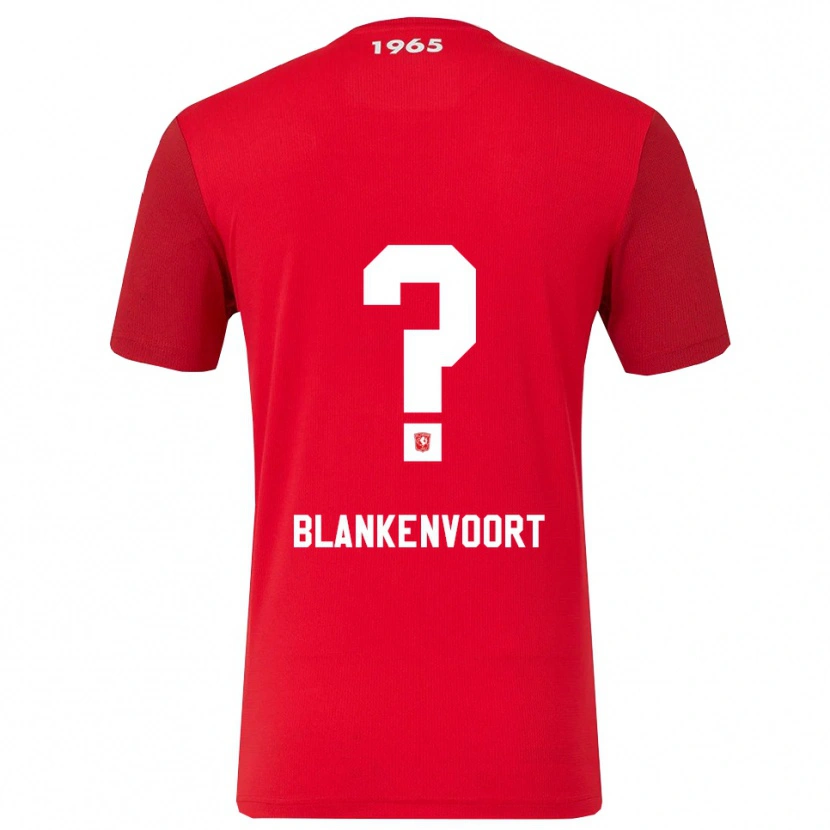 Danxen Herren Rens Blankenvoort #0 Rot Weiß Heimtrikot Trikot 2025/26 T-Shirt Schweiz