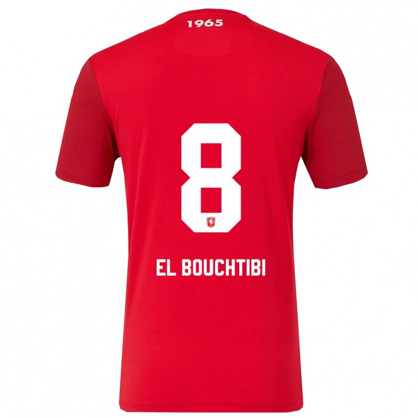 Danxen Herren Ilias El Bouchibti #8 Rot Weiß Heimtrikot Trikot 2025/26 T-Shirt Schweiz