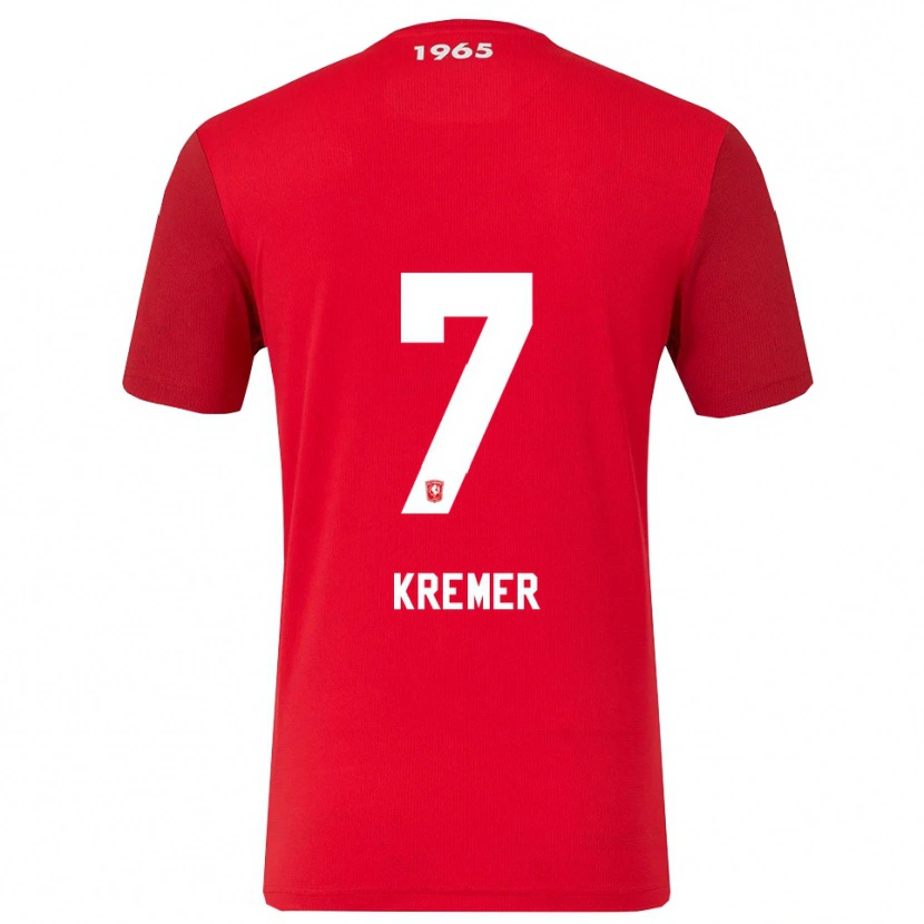 Danxen Herren Joop Kremer #7 Rot Weiß Heimtrikot Trikot 2025/26 T-Shirt Schweiz