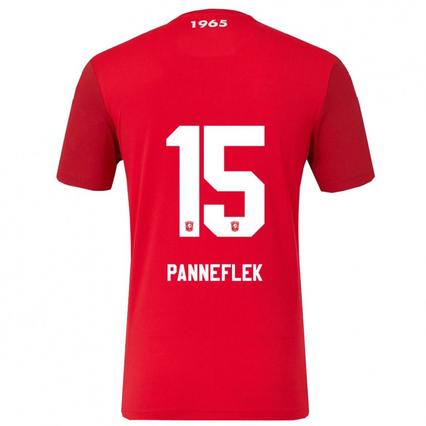 Danxen Herren Owen Panneflek #15 Rot Weiß Heimtrikot Trikot 2025/26 T-Shirt Schweiz