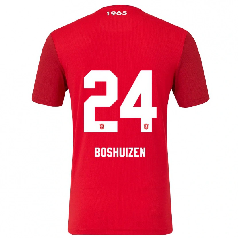 Danxen Herren Annouk Boshuizen #24 Rot Weiß Heimtrikot Trikot 2025/26 T-Shirt Schweiz