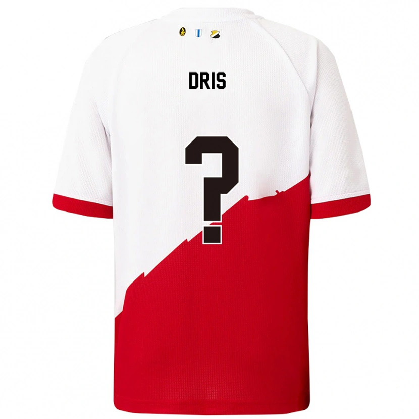 Danxen Herren Sofiane Dris #0 Weiß Rot Heimtrikot Trikot 2025/26 T-Shirt Schweiz
