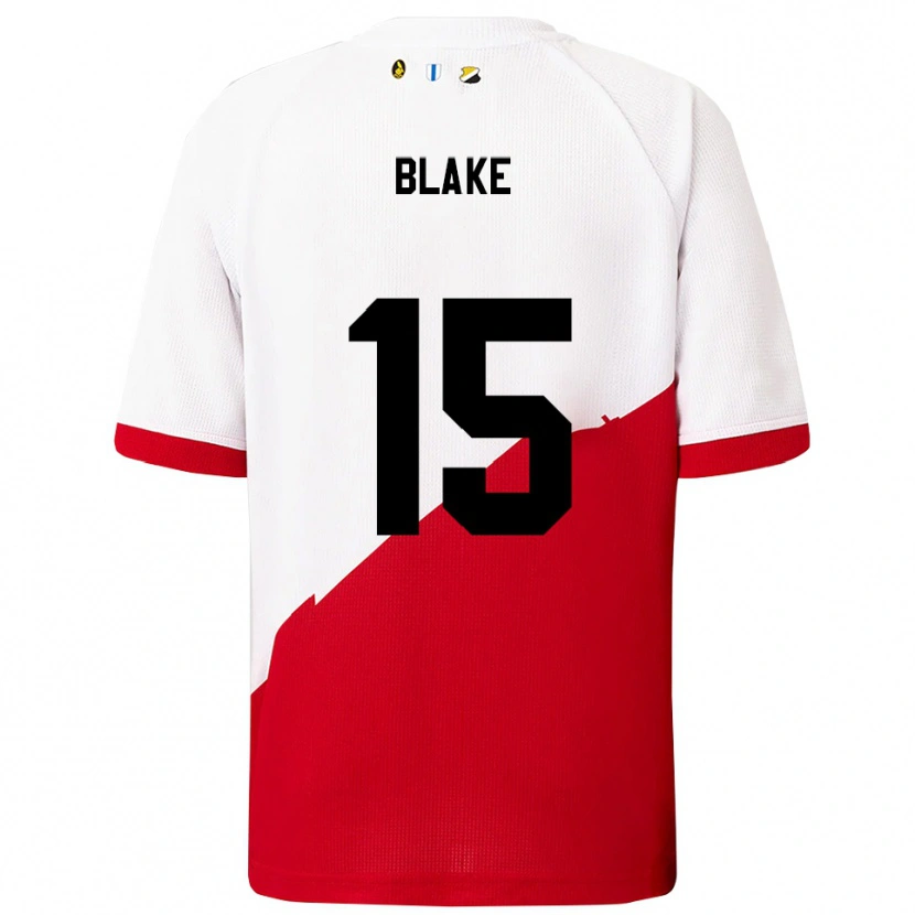 Danxen Herren Adrian Blake #15 Weiß Rot Heimtrikot Trikot 2025/26 T-Shirt Schweiz