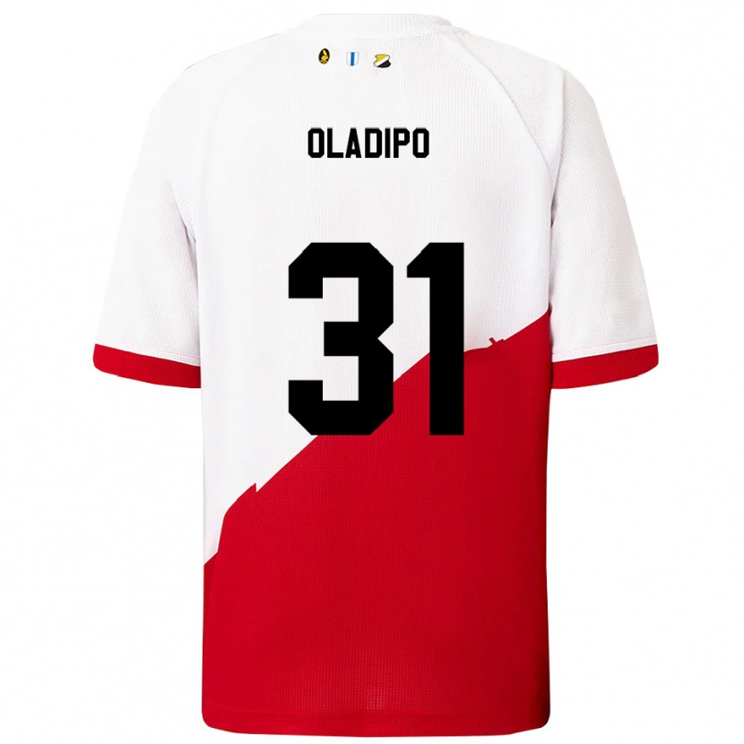Danxen Herren Laolu Oladipo #31 Weiß Rot Heimtrikot Trikot 2025/26 T-Shirt Schweiz