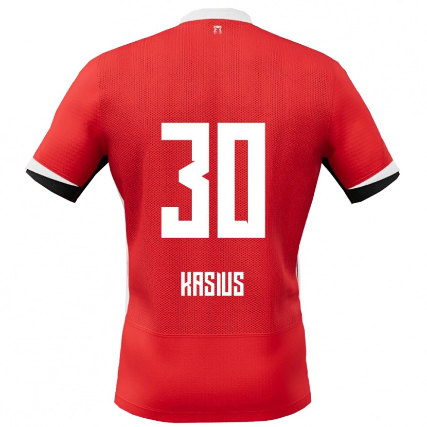 Danxen Herren Denso Kasius #30 Rot Weiß Heimtrikot Trikot 2025/26 T-Shirt Schweiz