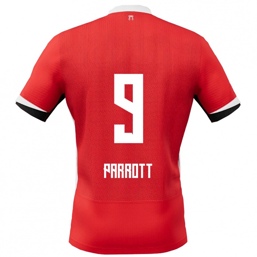 Danxen Herren Troy Parrott #9 Rot Weiß Heimtrikot Trikot 2025/26 T-Shirt Schweiz