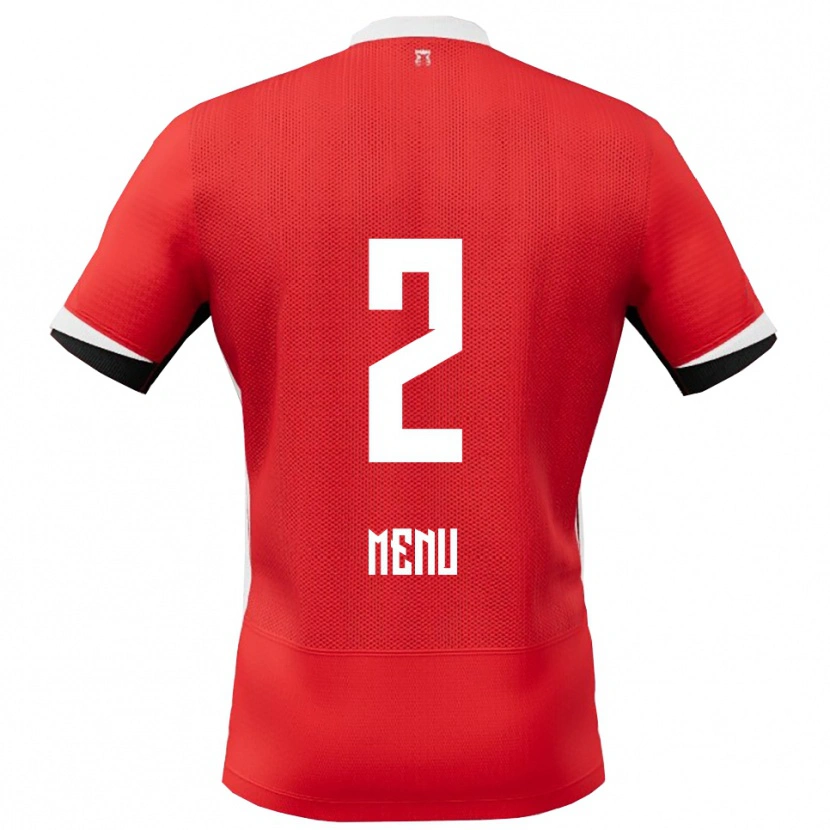Danxen Herren Mathijs Menu #2 Rot Weiß Heimtrikot Trikot 2025/26 T-Shirt Schweiz