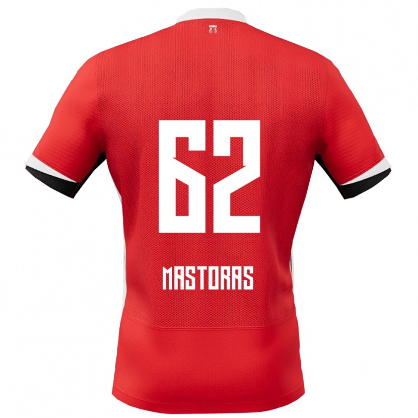 Danxen Herren Enoch Mastoras #62 Rot Weiß Heimtrikot Trikot 2025/26 T-Shirt Schweiz