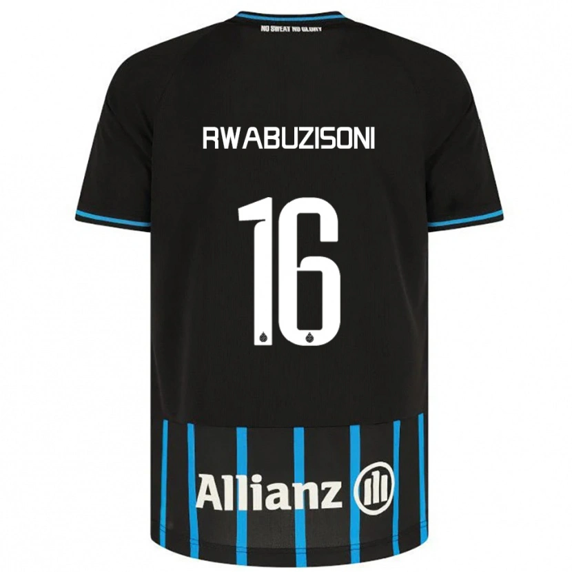 Danxen Herren Noah Rwabuzisoni #16 Schwarz Blau Heimtrikot Trikot 2025/26 T-Shirt Schweiz