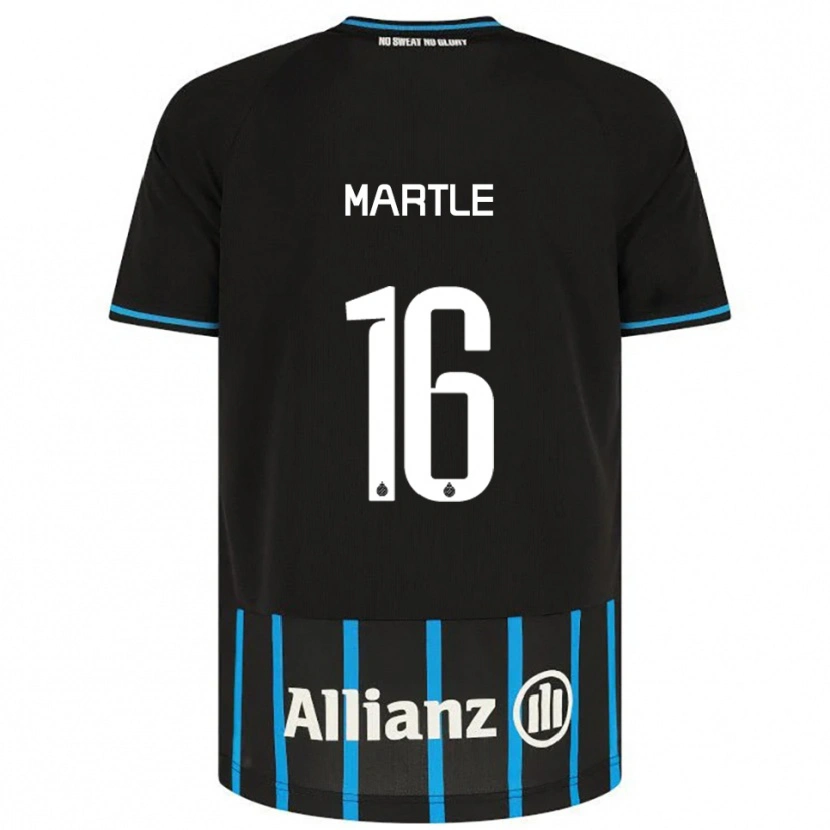 Danxen Herren Margaux Martlé #16 Schwarz Blau Heimtrikot Trikot 2025/26 T-Shirt Schweiz
