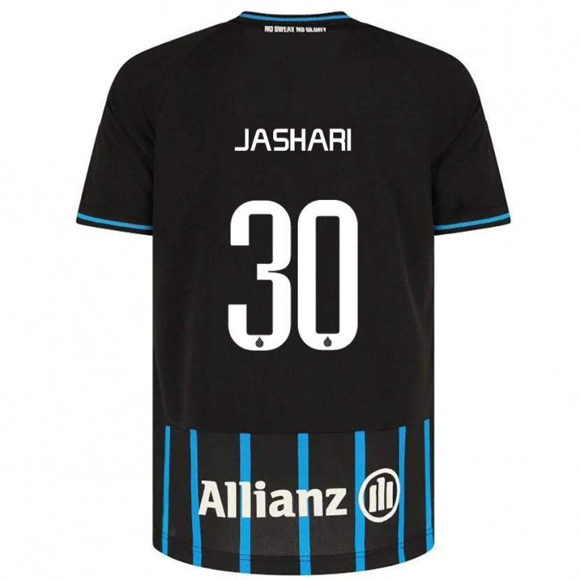 Danxen Herren Ardon Jashari #30 Schwarz Blau Heimtrikot Trikot 2025/26 T-Shirt Schweiz