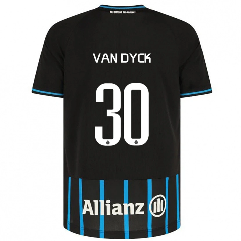 Danxen Herren Nell Van Dyck #30 Schwarz Blau Heimtrikot Trikot 2025/26 T-Shirt Schweiz