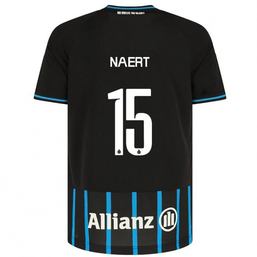 Danxen Herren Stan Naert #15 Schwarz Blau Heimtrikot Trikot 2025/26 T-Shirt Schweiz