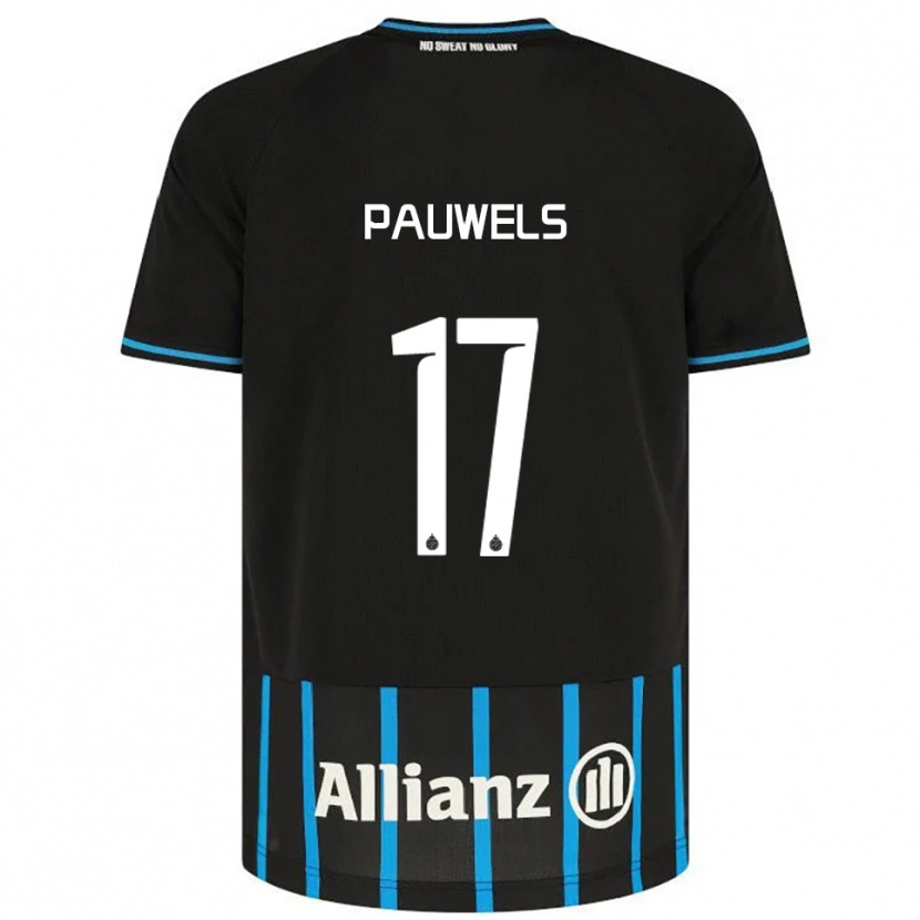 Danxen Herren Fleur Pauwels #17 Schwarz Blau Heimtrikot Trikot 2025/26 T-Shirt Schweiz