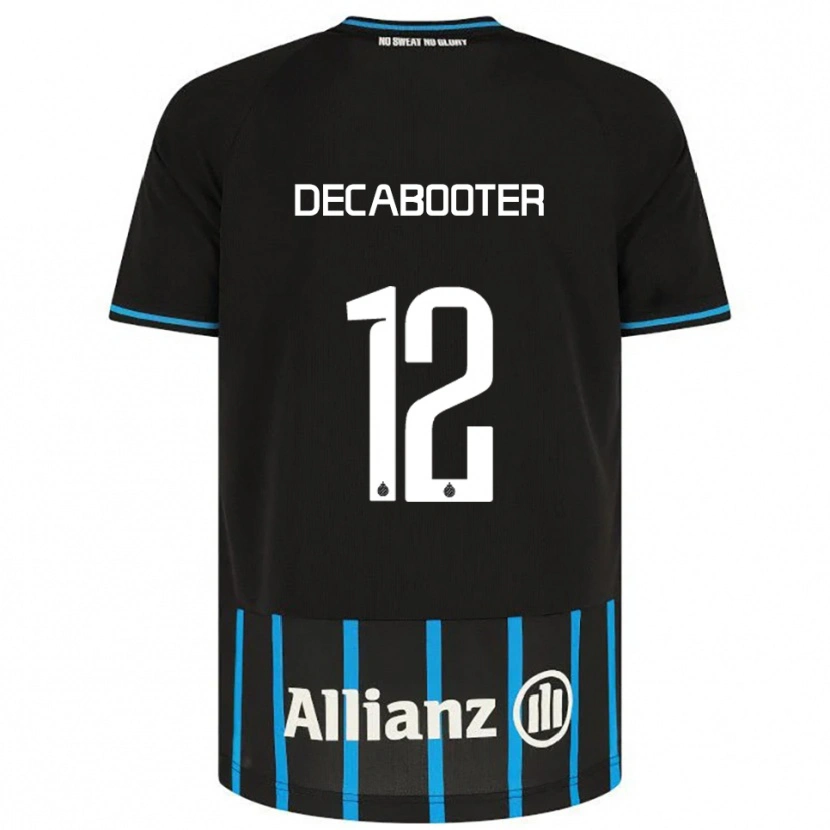 Danxen Herren Marith Decabooter #12 Schwarz Blau Heimtrikot Trikot 2025/26 T-Shirt Schweiz