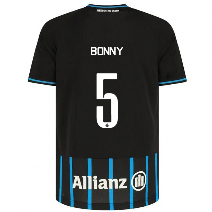 Danxen Herren Chionne Bonny #5 Schwarz Blau Heimtrikot Trikot 2025/26 T-Shirt Schweiz
