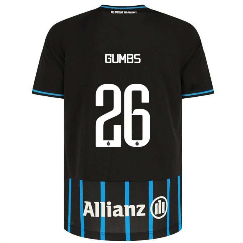 Danxen Herren Aisse Gumbs #26 Schwarz Blau Heimtrikot Trikot 2025/26 T-Shirt Schweiz