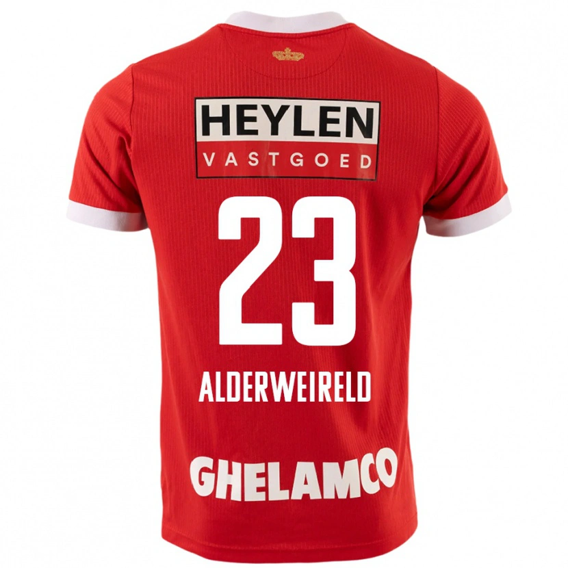 Danxen Herren Toby Alderweireld #23 Rot Weiß Heimtrikot Trikot 2025/26 T-Shirt Schweiz
