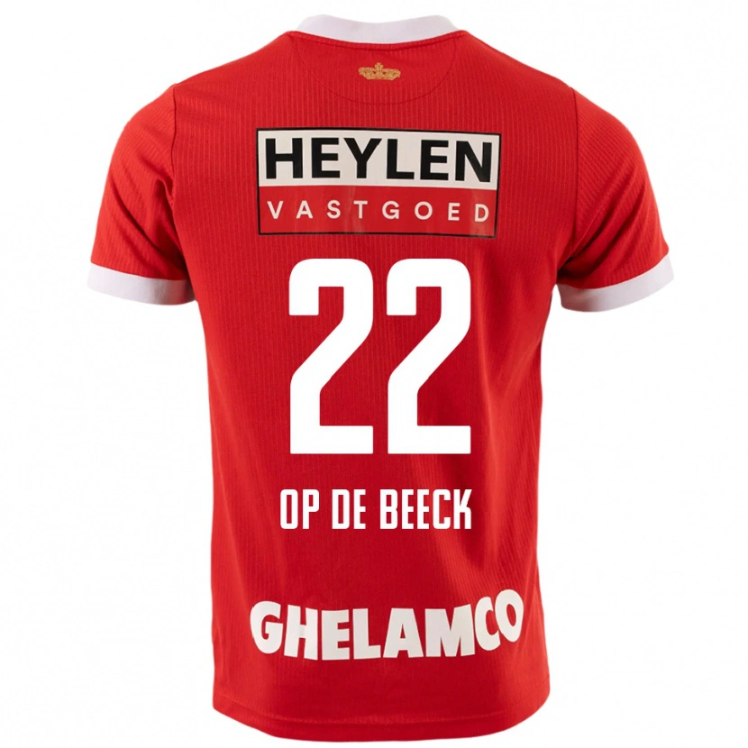 Danxen Herren Gregg Op De Beeck #22 Rot Weiß Heimtrikot Trikot 2025/26 T-Shirt Schweiz
