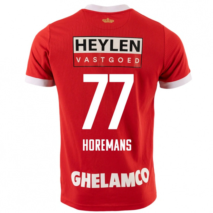 Danxen Herren Milo Horemans #77 Rot Weiß Heimtrikot Trikot 2025/26 T-Shirt Schweiz