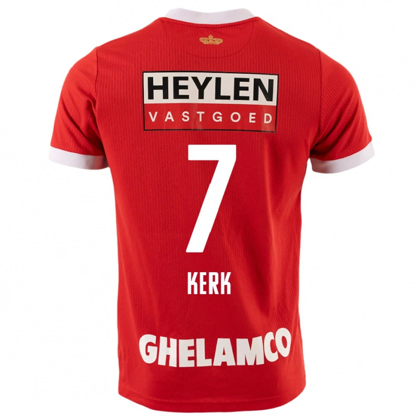 Danxen Herren Gyrano Kerk #7 Rot Weiß Heimtrikot Trikot 2025/26 T-Shirt Schweiz