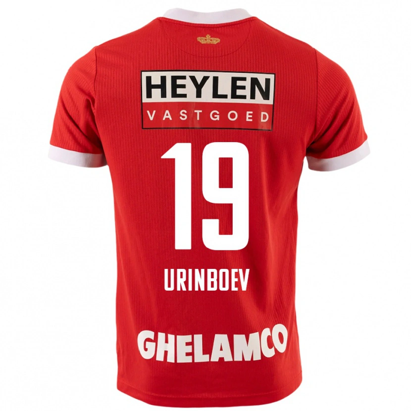 Danxen Herren Mukhammadali Urinboev #19 Rot Weiß Heimtrikot Trikot 2025/26 T-Shirt Schweiz