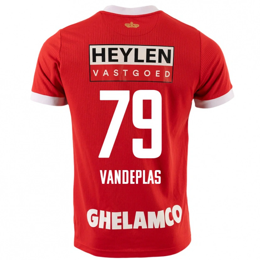 Danxen Herren Gerard Vandeplas #79 Rot Weiß Heimtrikot Trikot 2025/26 T-Shirt Schweiz