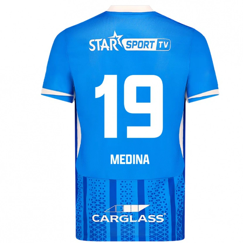 Danxen Herren Yaimar Medina #19 Blau Weiß Heimtrikot Trikot 2025/26 T-Shirt Schweiz