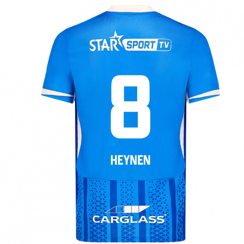 Danxen Herren Bryan Heynen #8 Blau Weiß Heimtrikot Trikot 2025/26 T-Shirt Schweiz
