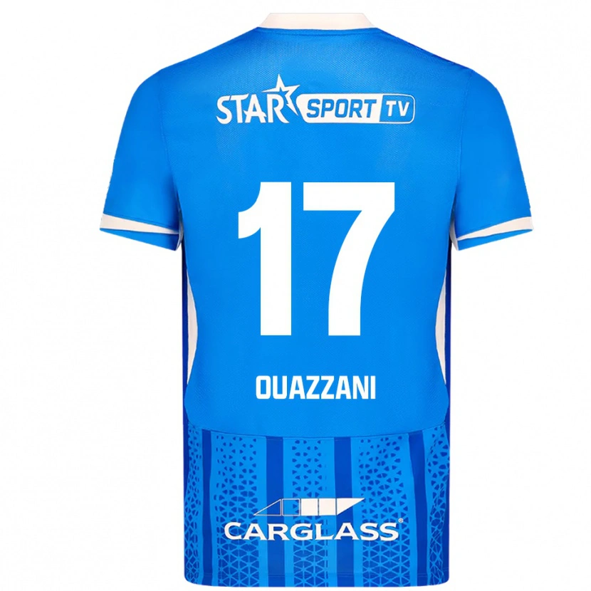 Danxen Herren Fady Ouazzani #17 Blau Weiß Heimtrikot Trikot 2025/26 T-Shirt Schweiz