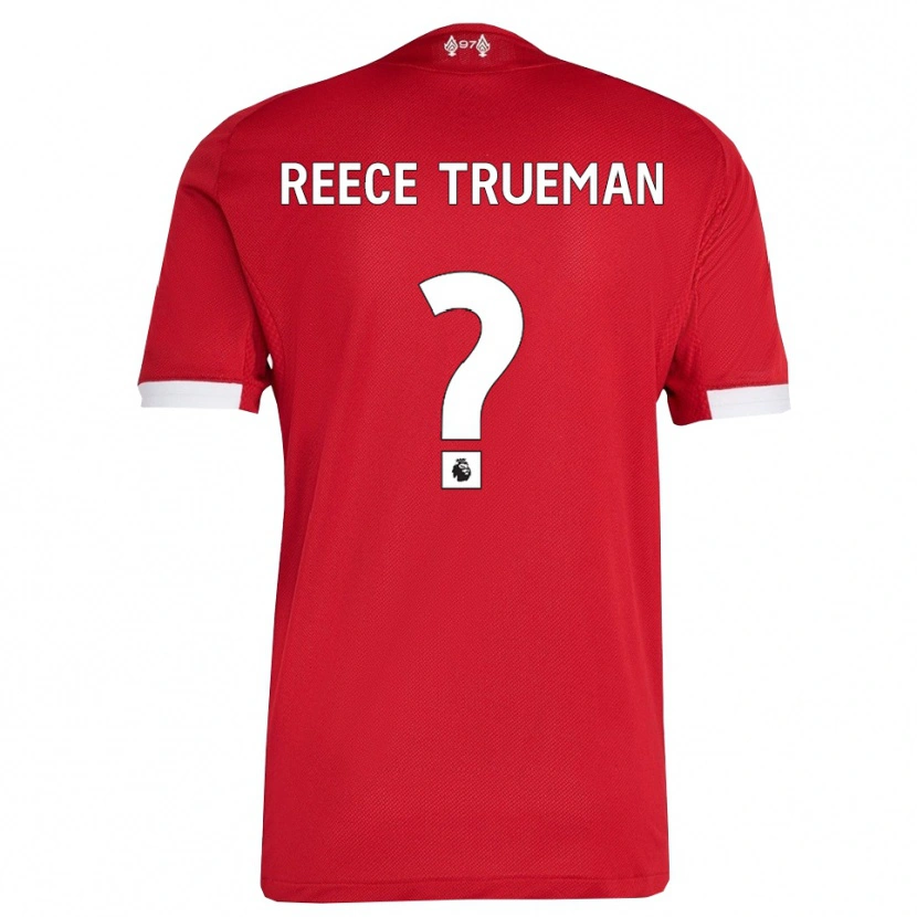 Danxen Herren Reece Trueman #0 Rot Weiß Heimtrikot Trikot 2025/26 T-Shirt Schweiz