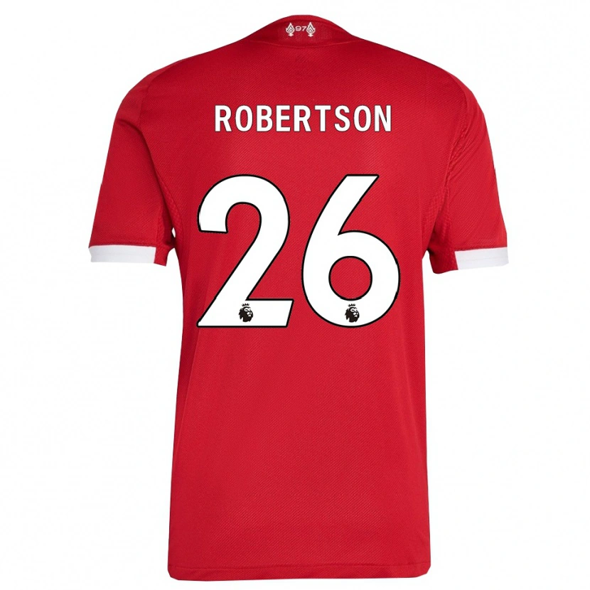 Danxen Herren Andrew Robertson #26 Rot Weiß Heimtrikot Trikot 2025/26 T-Shirt Schweiz