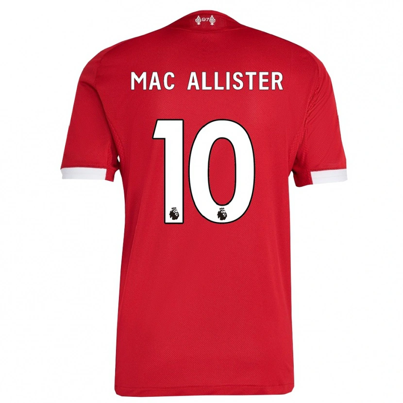 Danxen Herren Alexis Mac Allister #10 Rot Weiß Heimtrikot Trikot 2025/26 T-Shirt Schweiz