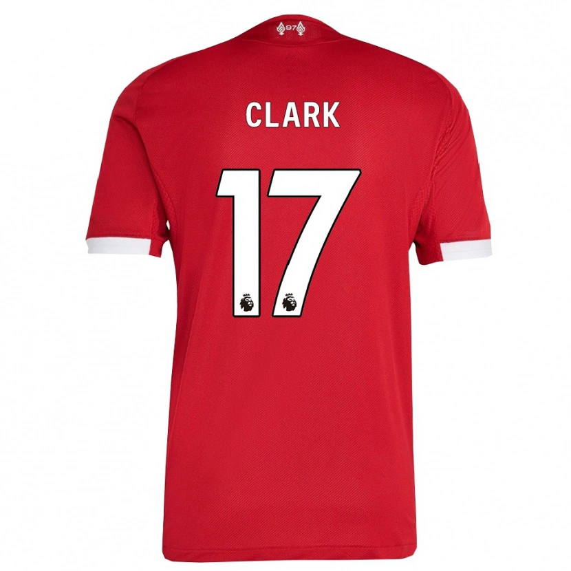 Danxen Herren Jenna Clark #17 Rot Weiß Heimtrikot Trikot 2025/26 T-Shirt Schweiz